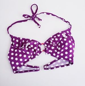 Purple swim bra